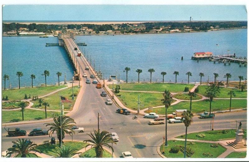 Matanzas River showing Bridge of Lions, St. Augustine, FL