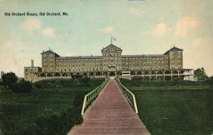 Vintage Postcard 1913 Old Orchard House Old Orchard ME Maine Pub. Tichnor Bros