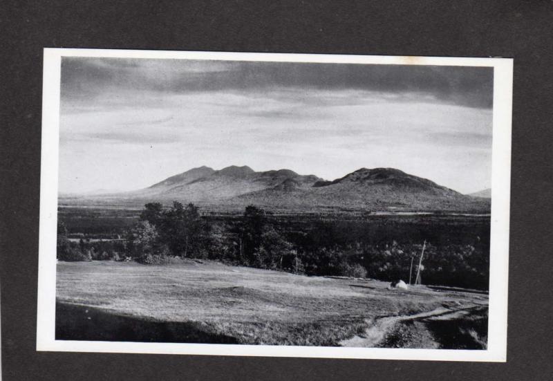 ME Mount Bigelow Mtn Ridge Farm Eustis Maine Postcard Real Photo RPPC Stratton