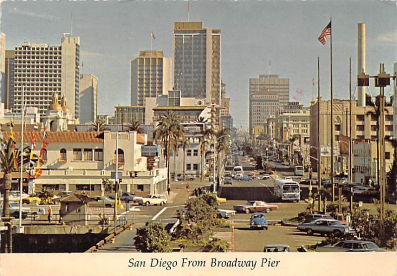 San Diego From Broadway Pier