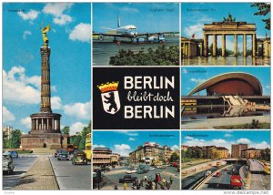 Multi-Views, Tourist Attractions, Brandenburger Tor, Siegessaule, Stadtautoba...