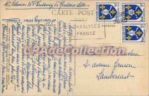 Old Postcard Amiens The Cathedral has Bird Flight