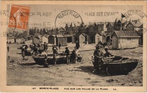 CPA BERCK-Plage-Vue sur les Villas de la Plage (45634)