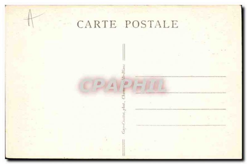 Old Postcard Chamonix Needles Group