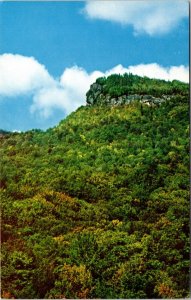 Indian Head Profile Rock Formation Franconia Notch New Hampshire Chrome Postcard 