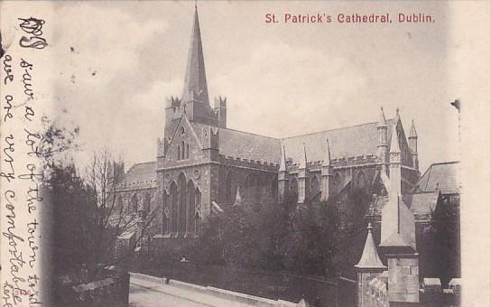 Ireland Dublin St Patrick's Cathedral 1905