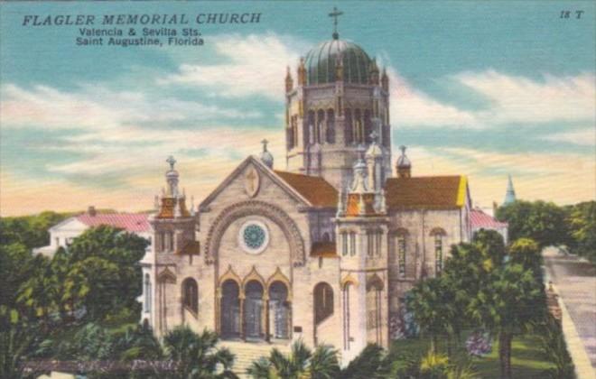 Florida St Augustine Flagler Meorial Church