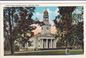 Massachusetts Concord First Parish Meeting House