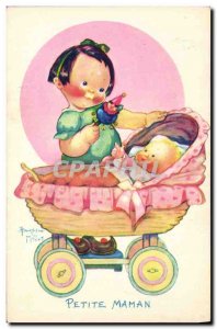 Old Postcard Fantasy Illustrator Child Beatrice Mallet Small mom