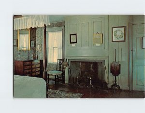 Postcard Guest Room, The Wadsworth Longfellow House, Portland, Maine