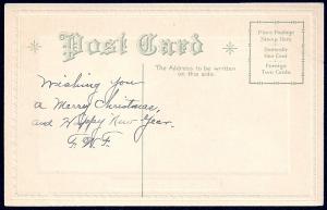 Merry Christmas & New Year Stratford on Avon used c1910's