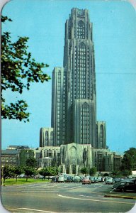 VINTAGE POSTCARD CATHEDRAL OF LEARNING PITTSBURGH PENNSYLVANIA