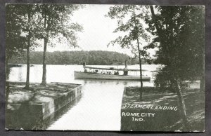 dc274 - ROME CITY Indiana 1912 Steamer Landing