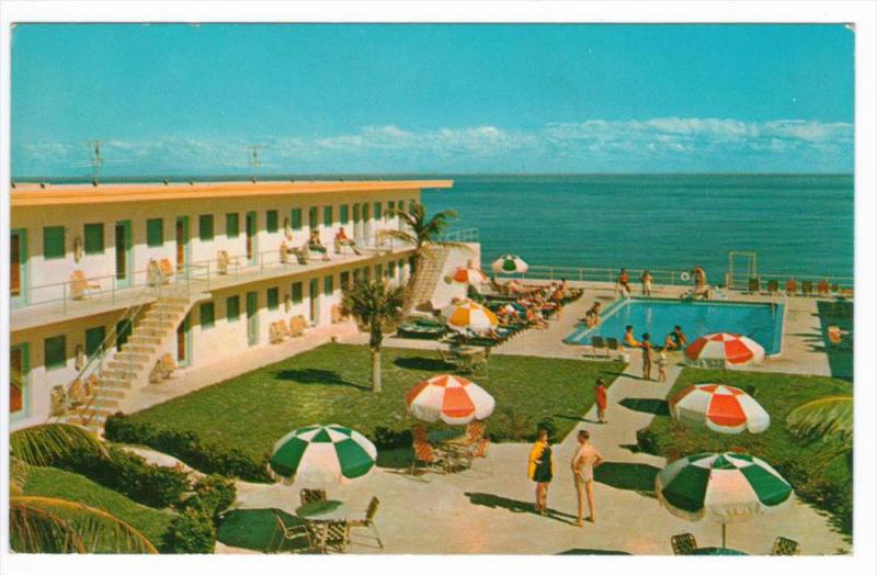 Florida  Miami  Carib Motel poolside view