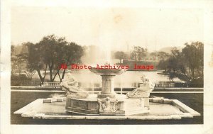 OH, Cleveland, Ohio, RPPC, Fountain Of The Waters, Fine Arts Garden Photo