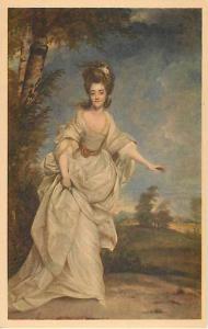 Portrait of Diana,Viscountess Crosbie by Sir Joshua Reynolds Divided Back