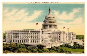 Postcard Washington DC - U.S. Capitol