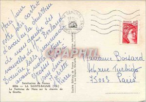 Postcard Modern Sanctuaries France La Sainte Baume (Var) The Fountain of Nans...