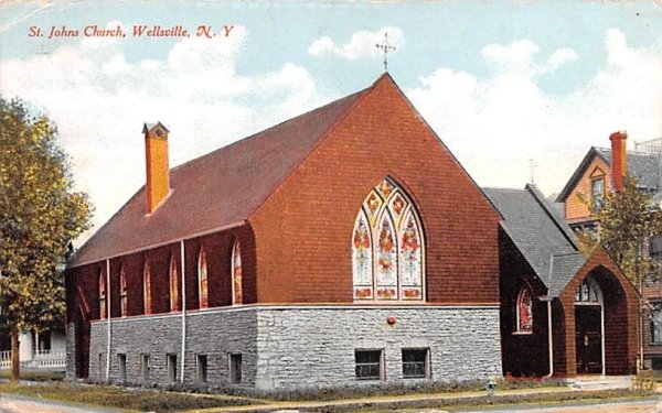 St Johns Church Wellsville, New York