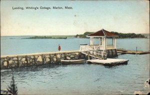 Marion MA Whiting's Cottage Landing c1910 Vintage Postcard