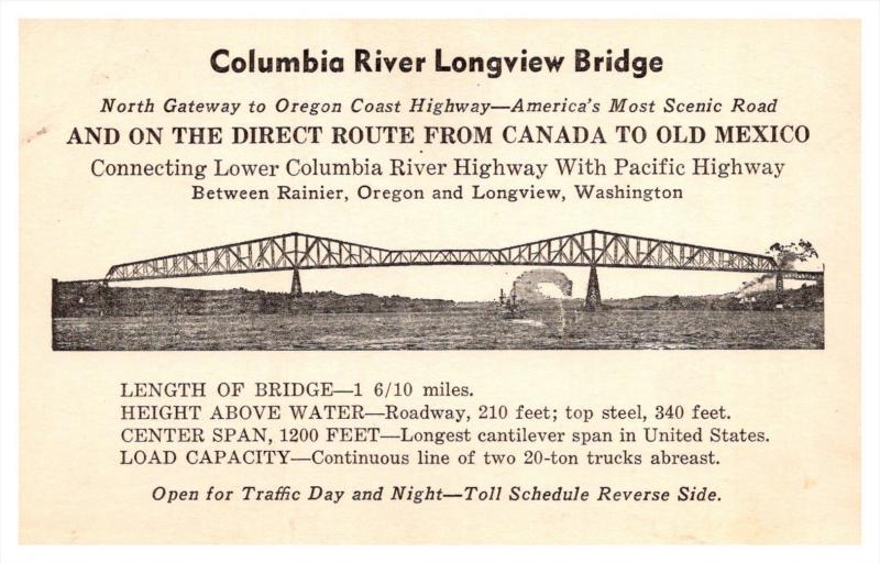 Columbia River Longview Bridge