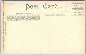 Photograph Of Andrew Jackson President Of United States Postcard