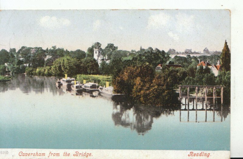 Berkshire Postcard - Caversham From The Bridge - Reading - Ref 16488A