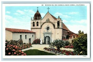 c. 1920 Mission Del Rio Carmelo, Near Carmel, CA. Postcard F91