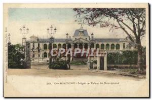 Old Postcard Cochinchine Saigon Indochina Governor's Palace