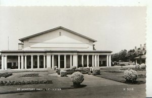 Leicestershire Postcard - De Montfort Hall - Real Photograph - Ref 11406A