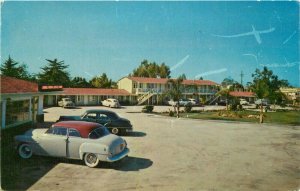 Autos San Diego roadside College Travelodge California Postcard Crocker 20-2584