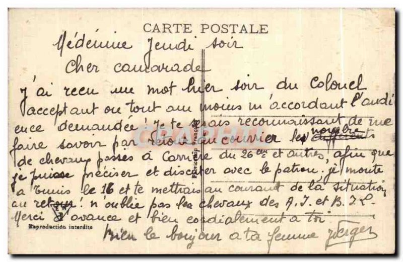 Old Postcard Algeria Marabour