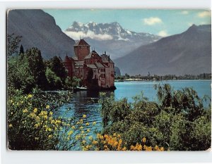 M-172645 Chillon Castle and Dents du Midi Montreux Switzerland