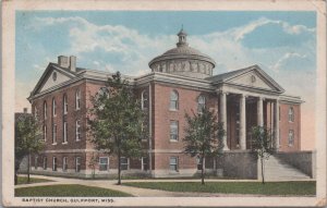 Postcard Baptist Church Gulfport MS