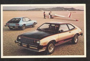 1980 MERCURY BOBCAT HATCHBACK CAR DEALER ADVERTISING POSTCARD