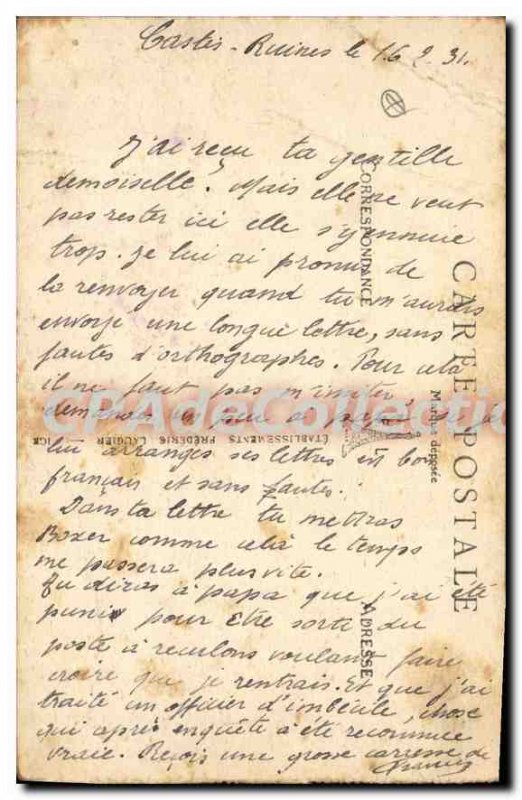 Postcard Old SOSPEL old bridge over the Bevera