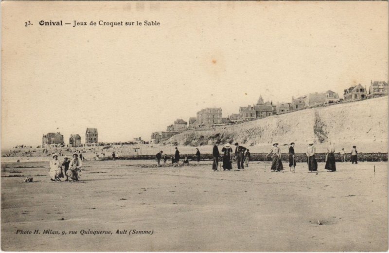 CPA ONIVAL - Jeux de Cropuet sur le SABLE (121393)