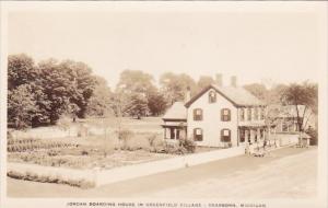 Jordan Boarding House In Greenfield Village Dearborn Michigan Real Photo