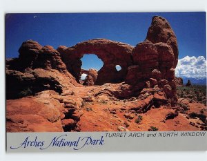 M-216669 Turret Arch and North Window Arches National Park Utah USA