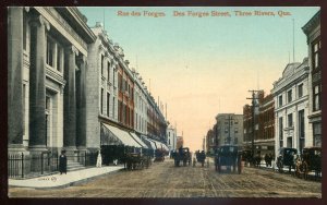 h586 - TROIS RIVIERES Quebec Postcard 1910s Des Forges Street