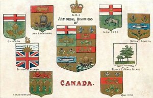 Canada, E.R.I. Armorial Bearings, Rapheal Tuck No. 2552