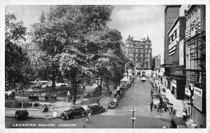 BR67389 leicester square london car voiture  real photo uk  14x9cm