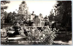 RPPC  MEXICO CITY   Ex CONVENTO DEL DESIERTO de LOS LEONES  c1940s    Postcard