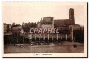 Old Postcard The cathedral Albi