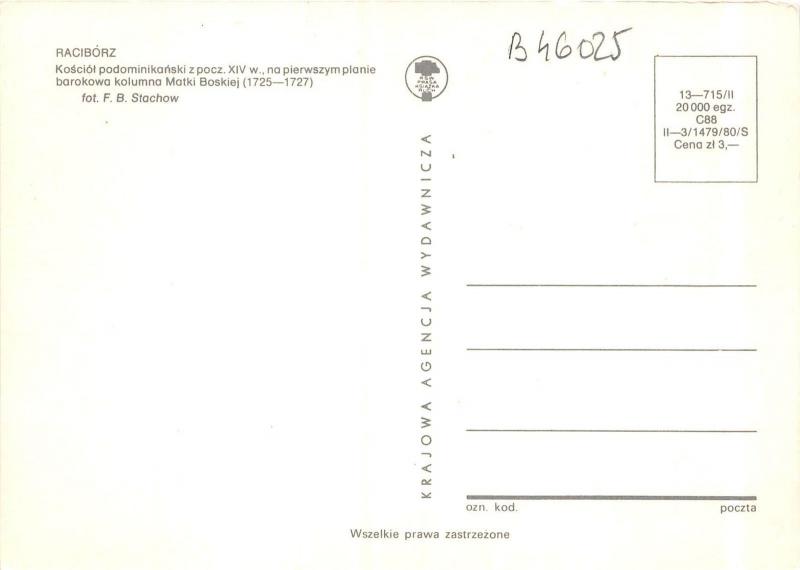 B46025 Raiborz kosciol  poland
