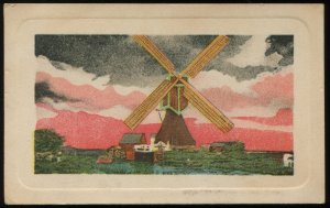 Windmill at Sunrise. 1912, North Hoosick to Berlin, NY