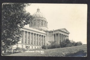 RPPC JEFFERSON CITY MISSOURI STATE CAPITOL BUILDING VINTAGE REAL PHOTO POSTCARD