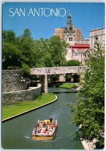 Postcard - Paseo Del Rio (The Riverwalk) - San Antonio, Texas