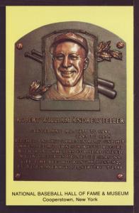 Robert William Feller Baseball Hall Fame Post Card 3275