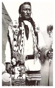 Chief Calf Child , minor Chief of Blackfoot Indians    Exhibit Card